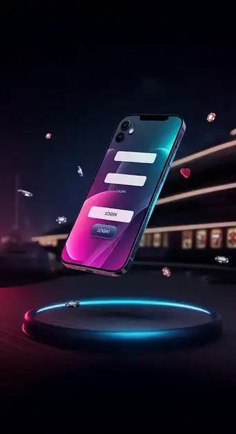 Formulaire de connexion du Stonevegas Casino sur un ordinateur de bureau avec champs de connexion et informations de sécurité pour un accès rapide